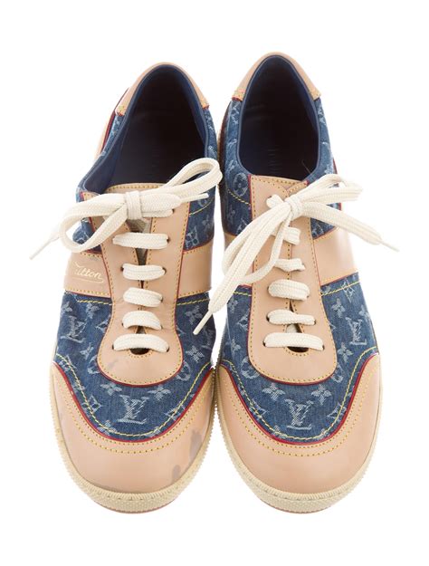 louis vuitton sneaker denim|louis vuitton denim sneakers women's.